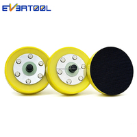 EVERTOOL 75mm 5/16 UNF PSA Schleifunterlage, 3-Zoll Luftschleifer-Schleifpad mit Geringer Vibration und Perfekter Balance