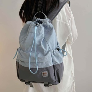Mochila Unisex de Nailon con Forro de Poliéster, Cierre de Cremallera Transpirable, Uso Diario Informal, Ligera, con Parches, para Uso Profesional - Product Image 4