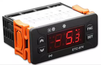 Contrôleur de température de réfrigération Eliwell ETC-974, contrôleur de température numérique AC230V