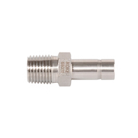 Adaptateurs de compression mâles forgés en acier inoxydable 316, de tube fractionnel à filetage NPT, de 1/16 à 1 1/2 pouce, pour raccord de tube eau/gaz