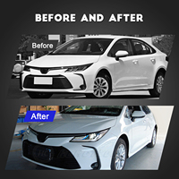 Lampu Depan LED HCMOTIONZ untuk Toyota Corolla 2019-2022 E210 dengan Animasi Start-up DRL dan Lampu Sein Sequential