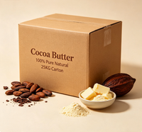 Beurre de cacao pur non raffiné 100% de qualité cosmétique pour les soins de la peau, beurre de karité pour les cheveux et la peau, crème et lotion pour le corps au chocolat, savon
