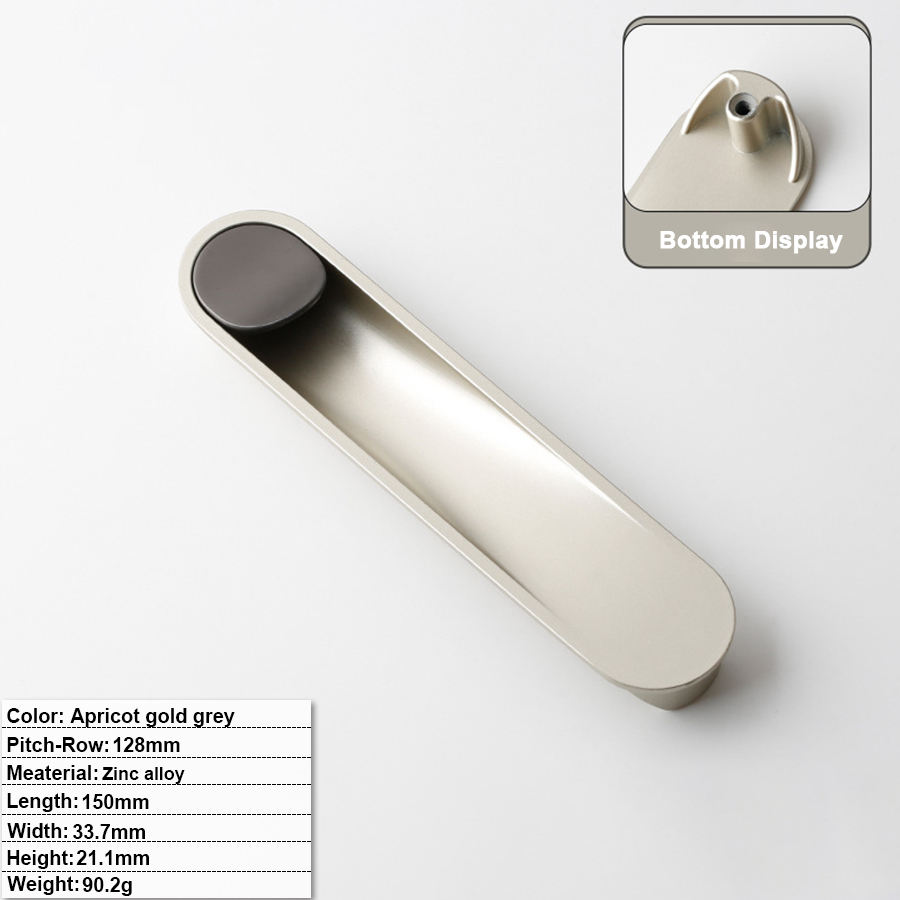 Abricot gris or-CY-FH-078 - 128mm Distance des trous