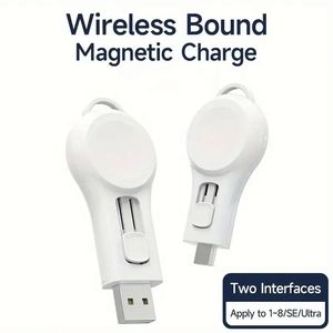 <b>USB</b>/Type C Wireless Smart Watch Charger Magnetic Charging Station for Watch Series 8 7 6 5 4 3 2 - Product Image 3