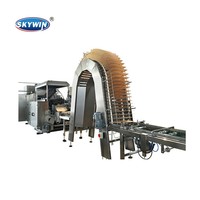 90-270kgs/h 27 moule biscuit chaîne de production entière machine à gaufres gaufrier commercial équipement de boulangerie équipement de cuisson