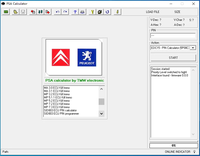 Logiciel PSA Calculator V16.04.07 pour calculateur de code PIN PSA, encodeur ECU moteur PSA, logiciel 3 en 1 pour Citroën et Peugeot