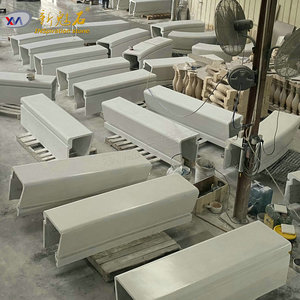 Nuevos Bancos Decorativos de Hormigón con Piedra Mágica, UHPC, GRC, Terrazo, Ingeniería de Paisajismo para Exteriores, Proyecto Municipal - Product Image 1