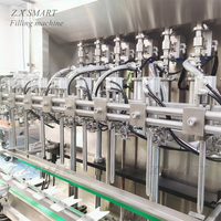 Machine de remplissage automatique ZXSMART à 8 têtes pour sauces, miel, pâtes, confitures, beurre de cacahuète et bouteilles