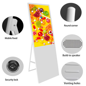 Wall hanging advertising machine Android LCD touch one machine milk tea supermarket elevator advertising display - Product Image 3