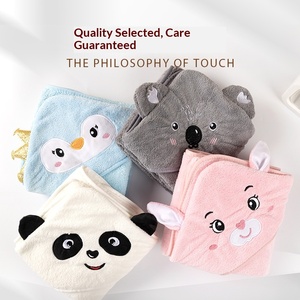 Asciugamano con Cappuccio per Neonati, <span class=keywords><strong>Accappatoio</strong></span> per Bambini Jienifu, Coperta da Bagno ad Asciugatura Rapida e Alta Assorbenza - Product Image 2