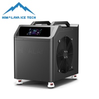 Système de récupération par le froid compact Himalaya Home Ice Bath Chiller 2HP avec logo personnalisé pour le biohacking