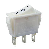 12V 20A rouge/noir/blanc LED éclairé rond interrupteur à bascule étanche pour voiture marine RV camion