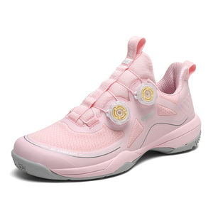 Nuevos zapatos de Bádminton de segunda mano <span class=keywords><strong>para</strong></span> mujeres y hombres zapatos de <span class=keywords><strong>tenis</strong></span> de entrenamiento de encaje rápido doble Chic colorido mejor opción de calidad EE. UU. - Product Image 4