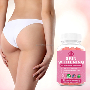 Gummies blanchissantes pour la peau à la L-Glutathion OEM pour adultes, collagène marin, vitamine C, saveur naturelle, 60 gummies pour les ongles, les cheveux et la peau - Product Image 2