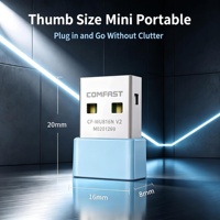 Adaptador WiFi USB Externo Mini de 150Mbps, Sin Controladores, 2.4GHz IEEE802.11n, Tarjeta de Red Inalámbrica para Computadora de Escritorio y Portátil, en Stock