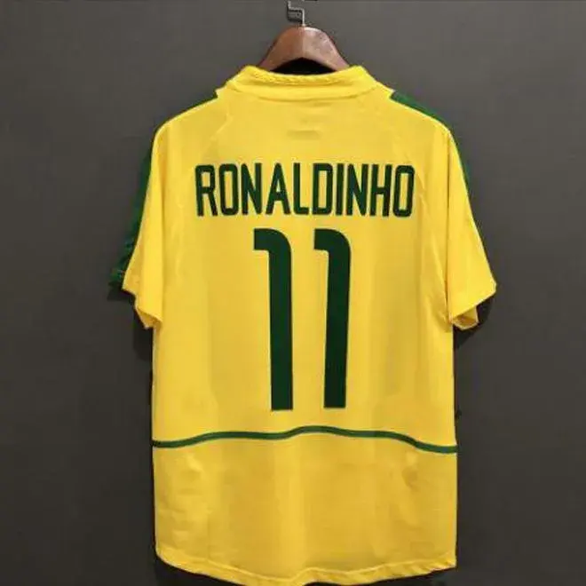 1970 1978 1998 retro Brasil PELE camisetas de fútbol hombres niños 2002 Romario Ronaldo Ronaldinho 2004 1994 BraziLS 2006 RIVALDO ADRIANO