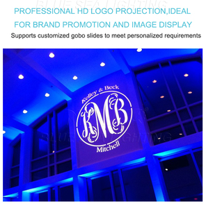 Proyector de Logotipos Personalizados para Navidad y Halloween, 30w, LED Móvil, Publicitario, Giratorio, Gobo, Luces para Bares, Tiendas, Supermercados, Hoteles - Product Image 4