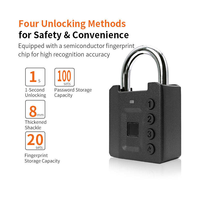 Cadenas intelligent étanche IP67 avec empreinte digitale, application Tuya, serrure électronique biométrique sans clé pour maison, portail, garage, armoire de rangement, bureau