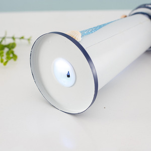 Faro Metálico LED de 30 cm con Luz de Siete Colores, Decoración para el Hogar, Estilo Mediterráneo, Adorno para Sala de Estar - Product Image 3