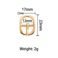 Boucles Métalliques Tendance et Durables pour Sacs, Chaussures et Vêtements – Accessoires de Serrage Ovales