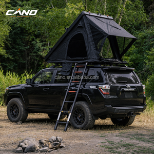 Tente de toit résistante aux déchirures avec annexe, imperméable, pliable, coque rigide, grande conception pour les aventures de camping en famille en plein air - Product Image 2