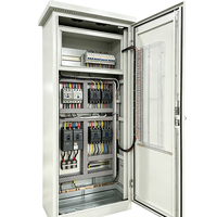 Gabinete de interruptor de transferencia automática ATS de 400A con clasificación IP54, panel de distribución con protección contra sobrecarga, tiempo de conmutación de 200ms para energía fotovoltaica interior