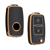 Nouvelle coque de clé de voiture en TPU pour VW Golf 7 MK7 Tiguan MK2 SEAT Ateca/Leon FR 2/Ibiza/Ateca/Skoda Octavia A7