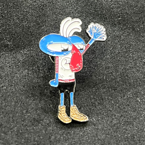 Broches en métal créatives et simples, motif dessin animé noir et blanc, avec motifs 'Goodnight Man', 'Casque audio', 'Corsage', 'Vêtements' et 'Fée', pour le Nouvel An et les fêtes - Product Image 6