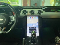 Reproductor estéreo de DVD con Radio para coche Tesla Android de 14,5 pulgadas para Ford Mustang 2015-2020 con navegación GPS para coche