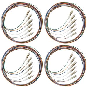 6 코어 OM1 OM2 OM3 OM4 OM5 멀티모드 LC/UPC 6 섬유 언자켓 컬러 코딩 0.9mm PVC LSZH 광섬유 피그테일 - Product Image 4