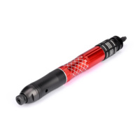 WYMA Outil de meulage et de gravure pneumatique professionnel à grande vitesse, petit crayon pneumatique, micro-meuleuse droite, rouge