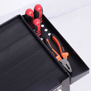 Dm1103 स्टेनलेस स्टील स्टोरेज वर्कस्टेशन ट्रॉली पाउडर लेपित गैरेज वर्कस्टेशन उपकरण संगठन के लिए - Product Image 4