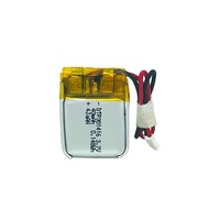 Cellules LiPo personnalisées certifiées KC CB UN38.3 301416 3.7V 40mAh 50mAh Batterie rechargeable Batteries polymères pour jouets