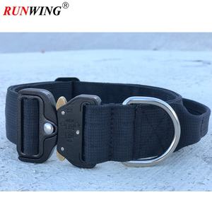 Patrón sólido <span class=keywords><strong>2</strong></span> Collar de perro de nailon resistente con hebilla negra y mango Correa para mascotas fácil de usar para mascotas activas - Product Image 2
