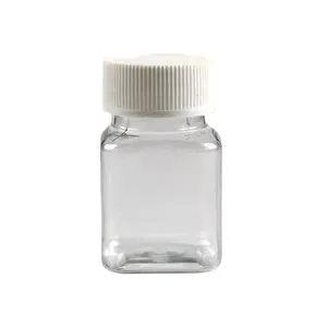 30ml 50ml 100ml tek kullanımlık PET plastik reaktif % Pet şişe Polyester örnek şişesi