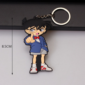 Dessin animé Anime entourant détective <span class=keywords><strong>Conan</strong></span> porte-clés mignon sac à dos décoration porte-clés - Product Image 4