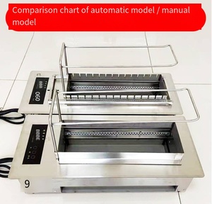 Parrilla de Carbón Comercial para Barbacoa, Parrilla Eléctrica Giratoria para Restaurante, Máquina de Asar <span class=keywords><strong>con</strong></span> Brochetas Giratorias, Parrilla de Carbón para Barbacoa <span class=keywords><strong>con</strong></span> Brochetas - Product Image 2