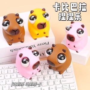 BT Cute Capybara Animal Sensory <b>Toys</b> Fun Novelty Fidget Stress Relief <b>Anxiety</b> Eyeball Bouncing Squeeze <b>Toy</b> Gift <b>for</b> Kids <b>Adults</b> - Product Image 6