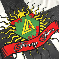 Chemises Courtes Boxy Personnalisées, Broderie, Design par Sublimation, Maillot de Football pour Fans Américains