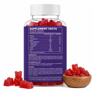 Whey Protein <b>Gummy</b> <b>Candy</b> Mixed Berry Flavour High Protein 10-19g Per Serving No Sugar Soy Free Vegetarian Adult GMO Free Energy - Product Image 4