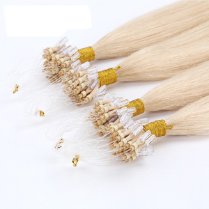 Shandong Factory Großhandel Micr oring Haar verlängerung No Shedding No Tangle Micro link <span class=keywords><strong>Echthaar</strong></span> verlängerungen - Product Image 2