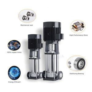 Multistage Turbine <b>Pump</b> CDL/CDLF Stainless Steel Vertical High Pressure Water <b>Pump</b> 380V/220V 2-200m/h Commercial Use - Product Image 4