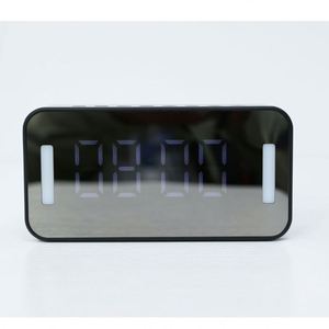 <b>Mirror</b> With Bt Speaker Digital Led Light Desk & Table Fm Radio Alarm Clock Electronic Calendars - Product Image 4