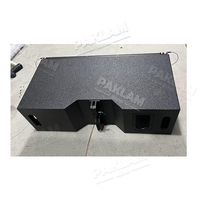 PAKLAM Serie de iluminación de audio y vídeo profesional Doble 10 pulgadas Altavoz de matriz de línea activa Sistema de sonido de DJ para la Iglesia al aire libre