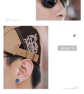 2022 새 버전 앞으로 모자 베레모 자수 남성용 아이비 모자 야외 태양 모자 자외선 차단제 화가 모자 - Product Image 5