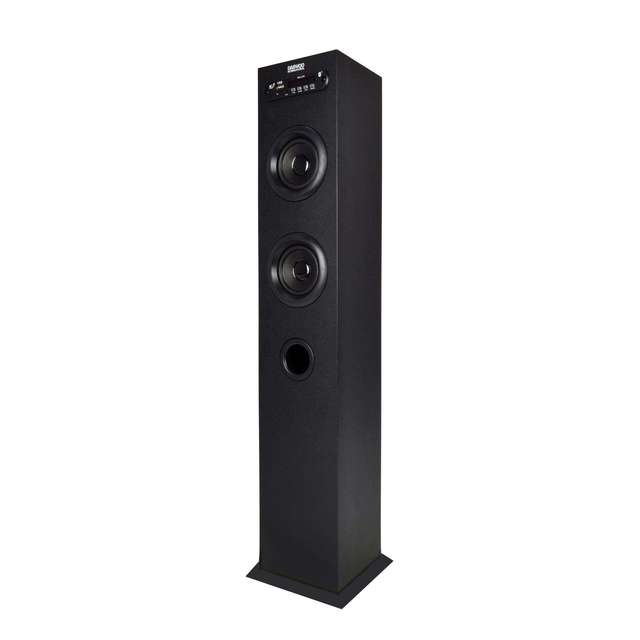 2.0 Channel Economical Home Theater Tower Speaker with Subwoofer Wood Enclosure 10-30W Output Power FM/USB/SD Inputs