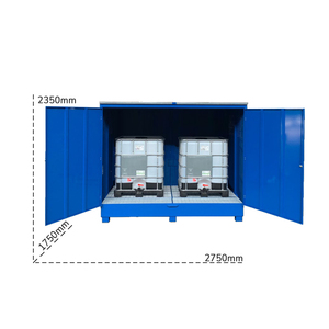 Almacenamiento externo con tanque de recolección de acero Carvel 2750x1750x2350mm para tanques, 1070lt - Product Image 2