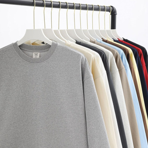 Fabricants de vêtements – Sweat-shirt personnalisé à manches longues en tissu polyester-coton de haute qualité (450 grammes) pour l'hiver, nouveau design de col - Product Image 3