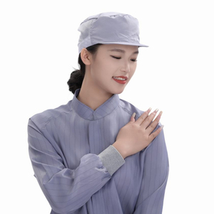 หมวกกราฟีนป้องกันไฟฟ้าสถิต |   หมวกตาข่ายระบายอากาศ 70gsm สีเทา ป้องกันไฟฟ้าสถิตย์ สำหรับงานอาหาร ผู้ผลิต OEM รับผลิตหมวกอาหารแบบ OEM พร้อมโลโก้ส่วนตัว - Product Image 6