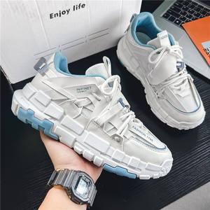 Nouvelles baskets tendance automne/printemps, style clunky, résistantes, respirantes, avec doublure en mesh, chaussures de sport décontractées pour hommes - Product Image 1